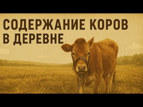 Видео: Содержание коров в деревне.