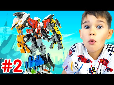 Видео: Роботы Трансформеры BlockFormers #2 Мегатрансфайтер #ЭрикШоу