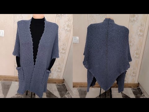 Видео: Шаль-пончо токимыз.