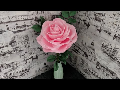 Видео: МК часть 2. Ночник мини-розочка из изолона 2 мм. Листочки, электрика, сборка. MK rose from Isolon