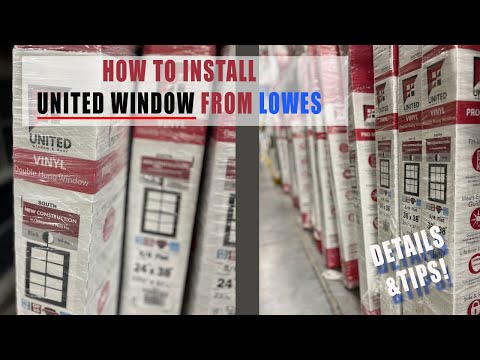 Видео: Lowe’s United Window — Как установить виниловое окно для замены — Объединенные окна и двери от Lo...
