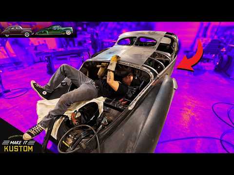 Видео: СЛОЖНЫЙ 😭 Желоб для багажника С НУЛЯ И УСТАНОВКА Переделка Lincoln Zephyr Coupe 1939 года