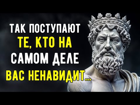 Видео: Как Понять, Что Кто То из Вашего Окружения Вас Тайно Ненавидит! Стоицизм