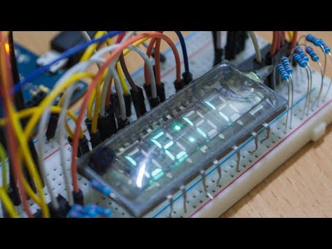 Видео: Подключение вакуумно-люминесцентного индикатора к Arduino