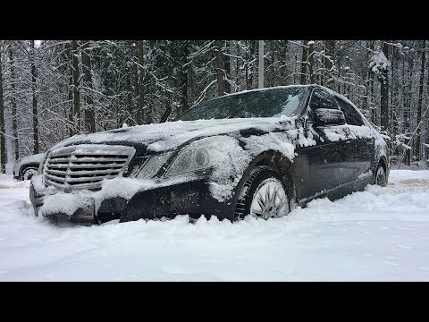 Видео: Минитест полного привода Mercedes w212 e350 4 matic