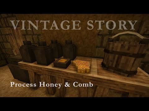 Видео: 7 | Мёд и основы его обработки | Vintage Story