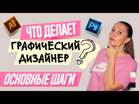 Видео: ЧТО ДЕЛАЕТ ГРАФИЧЕСКИЙ ДИЗАЙНЕР? ОСНОВНЫЕ ШАГИ. ПРИМЕРЫ