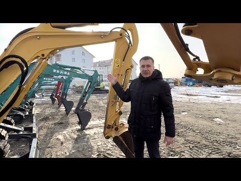 Видео: Прямая стрела, или робот? С какой стрелой мини экскаватор лучше?