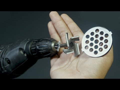 Видео: Как заточить нож мясорубки. Простой способ