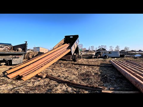 Видео: Сломал ЗИЛ! Готовлюсь к строительству бани!