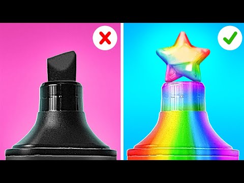 Видео: ЗАБАВНЫЕ ЛАЙФХАКИ ДЛЯ РОДИТЕЛЕЙ | Крутые идеи с 3D-ручкой и поделки из картона от 123 GO Like!