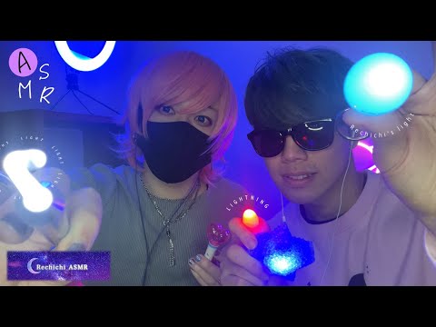 Видео: Сотрудничество с Rechichi ASMR │ Звуки рта, свет и движения рук💡