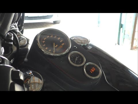 Видео: Указатель давления масла на Harley Davidson Dyna FXDL...