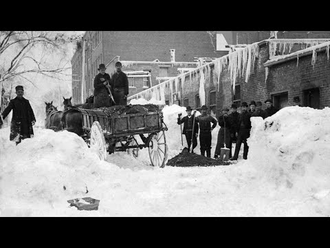 Видео: АСМР. Великая метель 1888 года в США. ASMR about great snow storm in 1888.