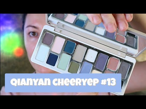 Видео: КИТАЙСКИЙ ЧИКЧИРИК| Палитра теней для век qianyan cheeryep #13