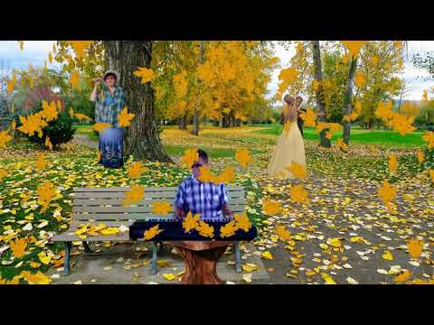 Видео: Листья жёлтые медленно падают. Творческая группа Алексей с Надеждой