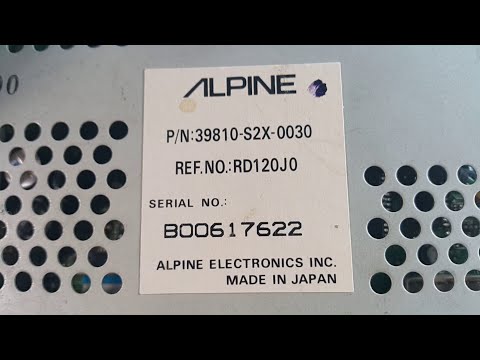 Видео: Монитор  Honda Avancier ALPINE