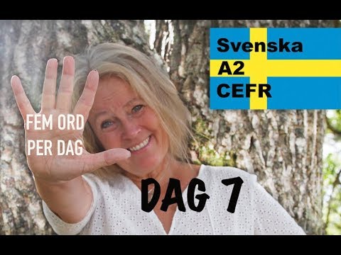 Видео: День 7 - пять слов в день - изучение шведского языка - союзы - уровень A2 CEFR