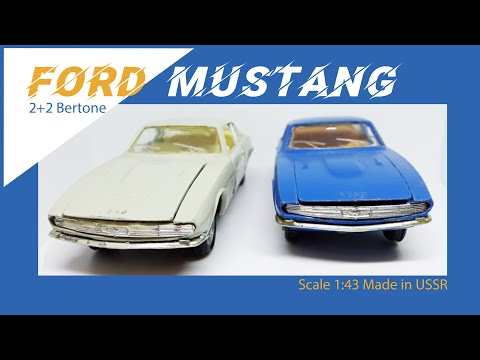 Видео: Ford Mustang 2+2 Bertone Масштабная модель 1:43 #diecast #ford #fordmustang #фордмустанг #римейк