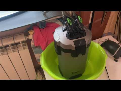 Видео: Запускаем Фильтр тетра 700, отмыли и проверяем аквариум на протечки для продажи 250л