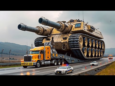Видео: Экстремально опасные транспортные навыки: негабаритный грузовик | Крупнейшие машины для тяжелого ...