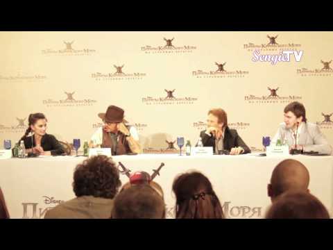 Видео: Джонни Деп в Москве.