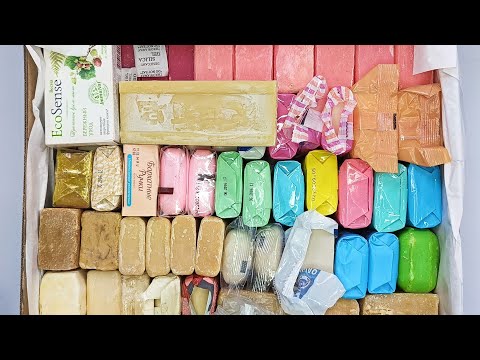 Видео: Asmr unboxing soap box. Opening sound. Распаковка коробки 📦 мыла