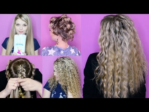 Видео: 5 Способов КАК СДЕЛАТЬ КУДРИ БЕЗ ПЛОЙКИ И БИГУДИ // 5 HEATLESS CURLS TUTORIAL