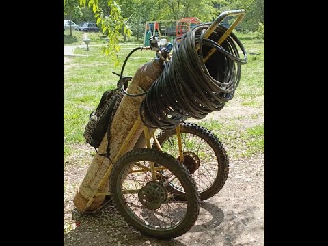 Видео: Газосварка ЖКХ Сварочная тележка для двух 40 литровых баллонов.