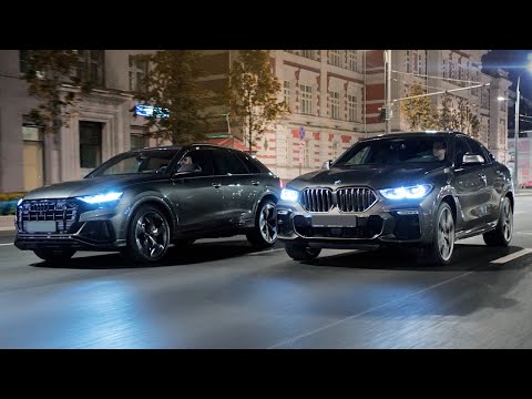 Видео: Audi SQ8 vs BMW X6 M50D. Дизельные монстры