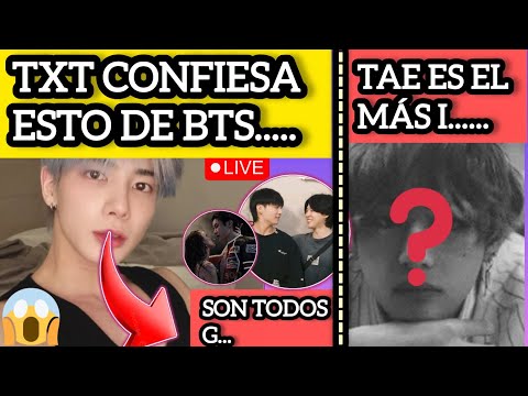 Видео: СРОЧНО🔴TXT ПРИЗНАЕТСЯ, ЧТО BTS — Г...? И НАЗЫВАЕТ😨TAE — САМЫЙ Я😏noticiasdebts