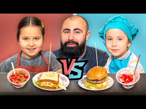 Видео: Кулинарный челлендж: сэндвич или бургер? Кто победит?