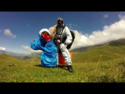 Видео: Путешествие по окрестностям Чегема. Сентябрь 2016 год. Niviuk Ikuma