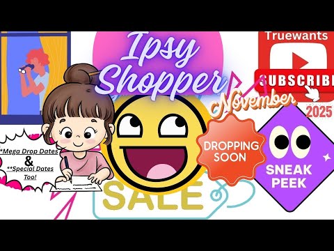 Видео: Раскрыты спойлеры к ноябрьскому выпуску IPSY 2025 года: скидки в магазинах, даты мегавыпусков и д...