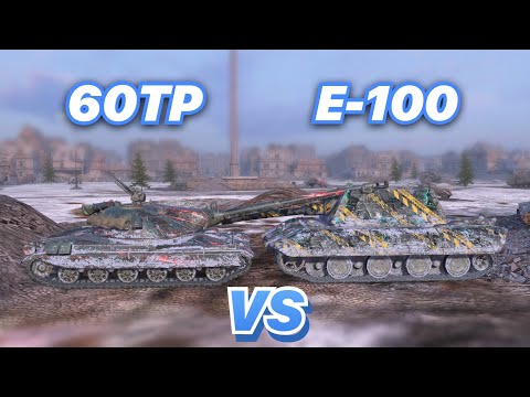 Видео: НА ЗАБИВ#77 | НОВЫЙ ПОЛЯК против СТАРОГО НЕМЦА | 60TP vs E-100 | WoT Blitz | Zlobina Liza