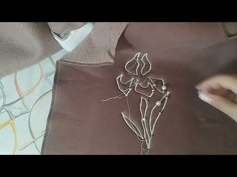 Видео: Як зробити на побутовій машинці декор "КВІТКА" дуже легко