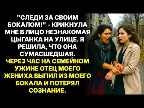Видео: Цыганка схватила мою руку: "Следи за бокалом!" За ужином отец жениха выпил из моего бокала и упал…