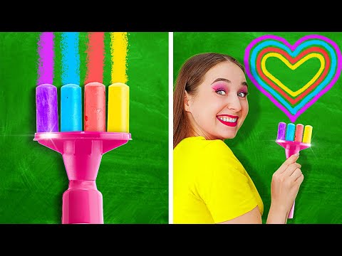 Видео: КРЕАТИВНЫЕ ШКОЛЬНЫЕ ЛАЙФХАКИ | Как впечатлить учителя! Умные идеи от 123GO! SCHOOL