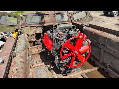 Видео: Мощный дизель ЯМЗ в ГАЗ 71 из СССР