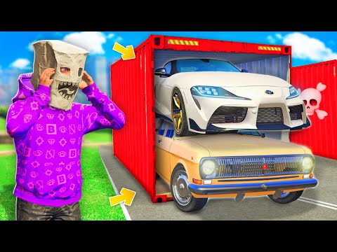Видео: ОТ БОМЖА ДО БОГАЧА В ГТА 5 | ВОЛГА ИЛИ ТОЙОТА В КОНТЕЙНЕРЕ? GTA 5 (RADMIR)