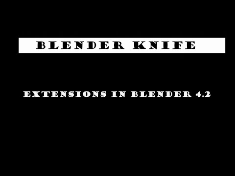 Видео: Изменения в работе с аддонами в Blender 4.2 (Extensions in Blender 4.2)