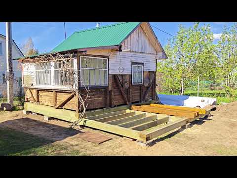Видео: Дачный домик, 1 часть подъем