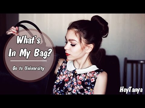 Видео: Что в моей сумке? → Go To University