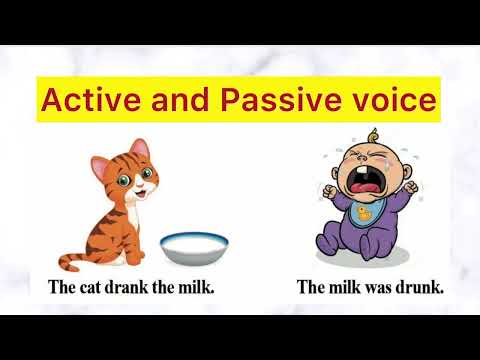 Видео: Passive voice. Active and Passive voice. Passive voice қазақша. Passive voice деген не?