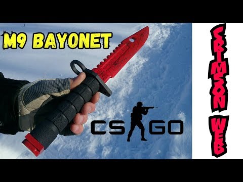 Видео: Как сделать штык-нож М9 Bayonet скин КРОВАВАЯ ПАУТИНА I НОЖИ ИЗ CS:GO