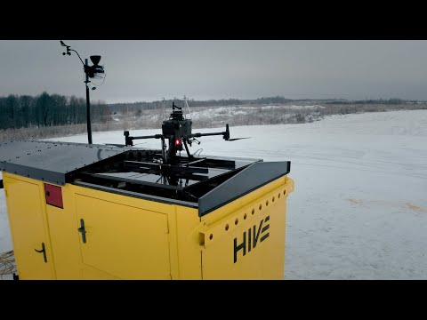 Видео: БУДУЩЕЕ НАСТУПИЛО: Первый дронопорт HIVE. FUTURE HAS COME: First autonomus droneport