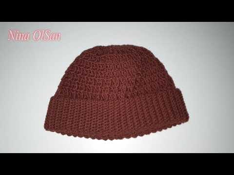 Видео: Вязаная ШАПКА крючком мастер-класс. Вязание крючком / Women's cap crochet