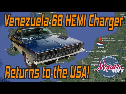 Видео: РЕДКИЙ экспортный Hemi Charger 1968 года из Венесуэлы возвращается домой!
