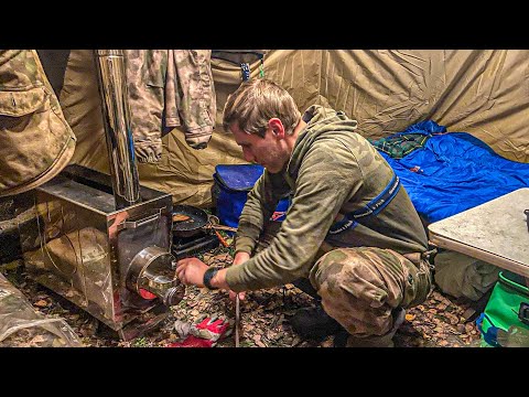 Видео: РЫБАЛКА НА ЖИВЦА С НОЧЕВКОЙ. ОТОПЛЕНИЕ В ЗИМНЮЮ ПАЛАТКУ. КАКОЕ ЛУЧШЕ? ОСЕННИЙ ПАВОДОК НА РЕКЕ!!