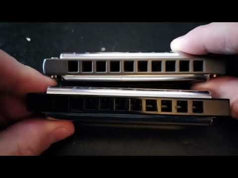 Видео: Сравнение губных гармошек Hohner Special 20 и Hohner Rocket